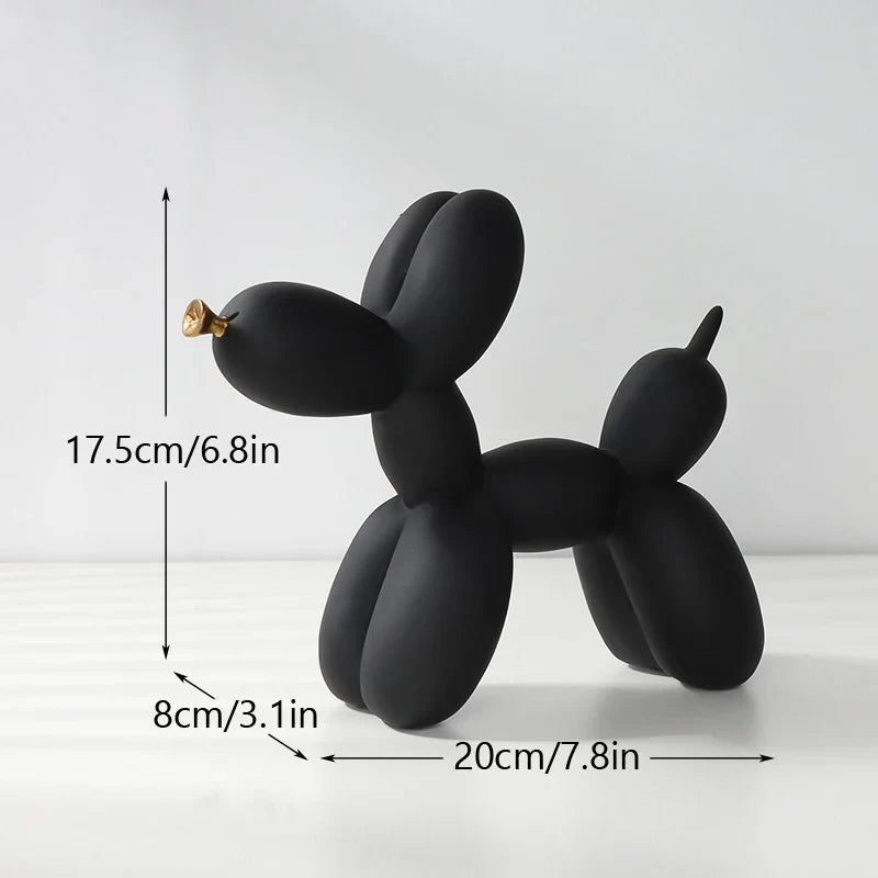 Afralia™ Nordic Balloon Dog Figurines Interior Decor Accessories