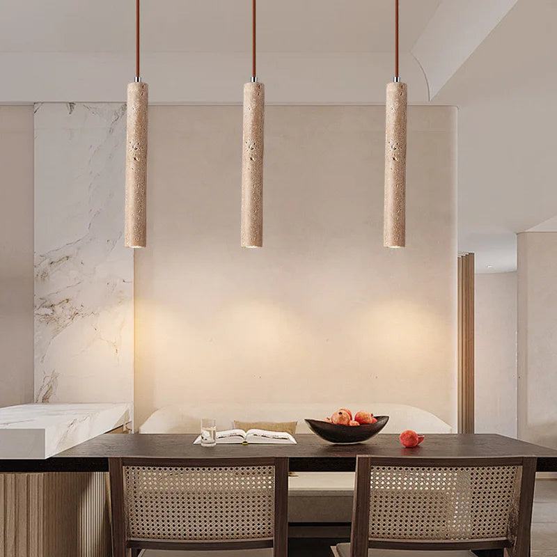 Afralia™ Stone Pendant Lamp: Bedroom Kitchen LED Lighting Fixture