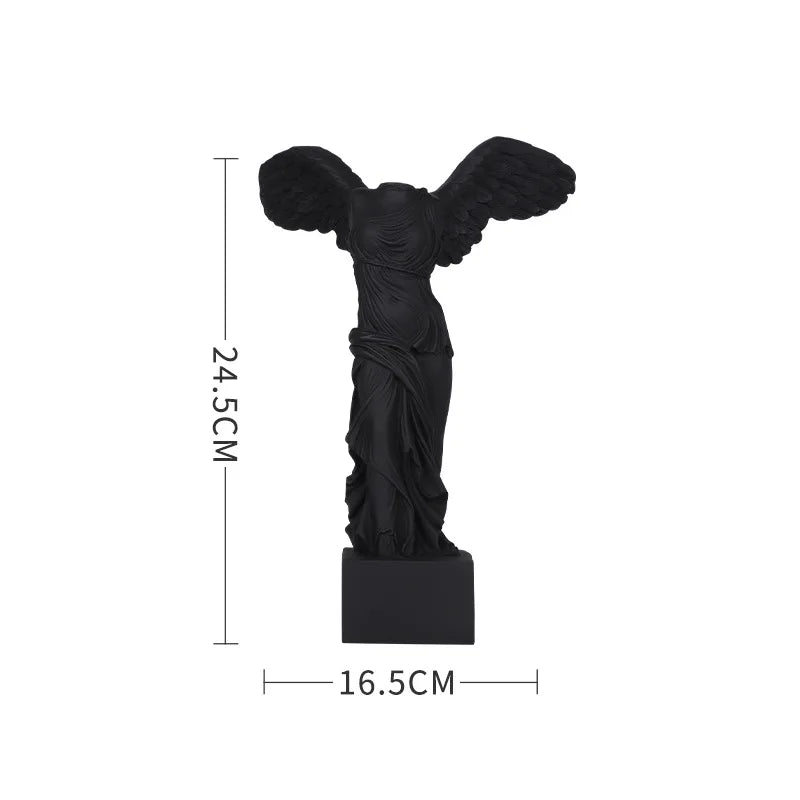Afralia™ Victoria Goddess Figure Sculpture: Roman Winged Victory Samothrace, Home Decor & Gift Collection