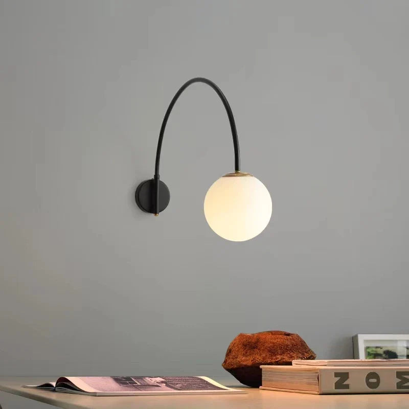 Nordic LED Wall Lamp by Afralia™ - Modern, Multifunctional, Long Rod Design