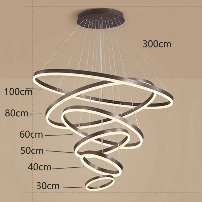 Afralia™ Crystal Chandelier Stair Pendant Lamp Living Room Pendant Lights Interior Lighting