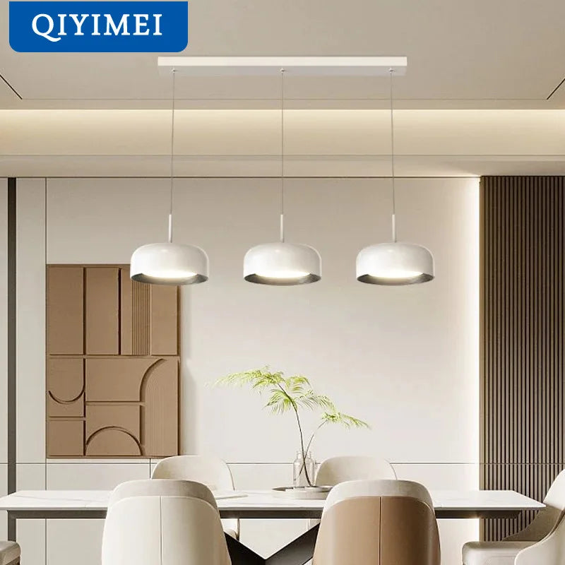 Afralia™ Circular Chandeliers: Nordic Style Lighting for Bedroom, Kitchen, Living & Dining Room