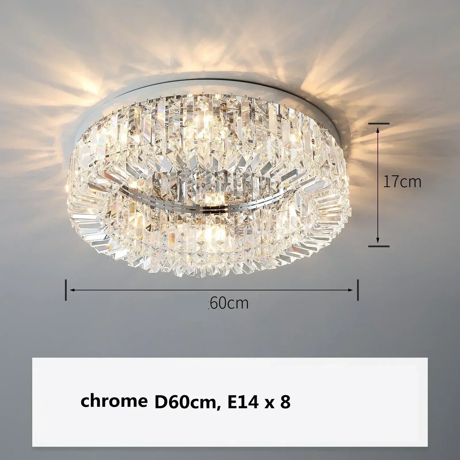 Afralia™ Gold Crystal Pendant Chandelier for Modern Dining Room Lighting