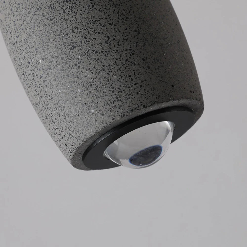 Afralia™ Cement Pendant Light LED Industrial Retro Ceiling Lamp Hanging Lights