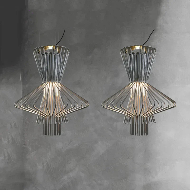 Afralia™ Allegro Ritmico Chandelier: Vintage Industrial Pendant Light for Hotel Living Room Bar