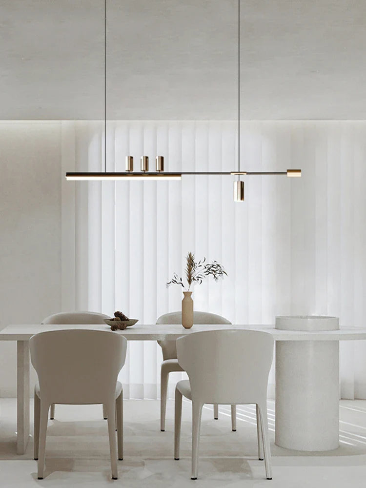 Afralia™ Modern Luxury LED Chandelier for Dining Room, Living Room, Kitchen, Bar, Office, and Desk