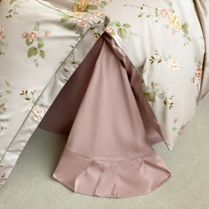 Afralia™ Pastoral Printed Cotton Bedding Sets for Comfortable Sleep