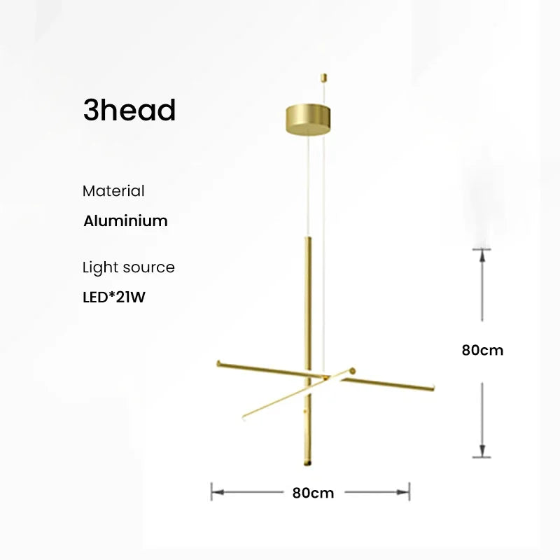 Afralia™ Square Chandelier Modern Lighting for Hotel Dinning Room Decor