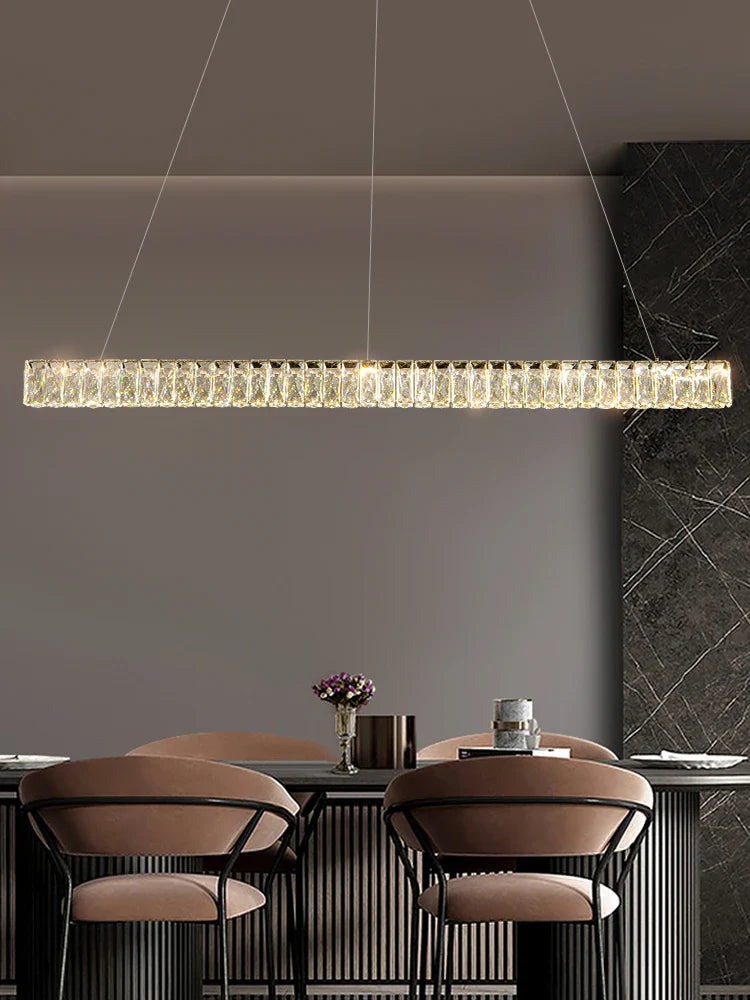 Afralia™ Luxury Crystal Chandelier for High-End Dining Tables by Italian Designer