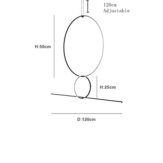 Afralia™ Geometric Chandelier: Modern Scandinavian Industrial Hanging Lamp Fixtures