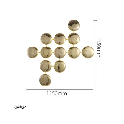 Afralia™ Italian 2025 Glossy Gold LED Wall Sconces - Modern Home Decor