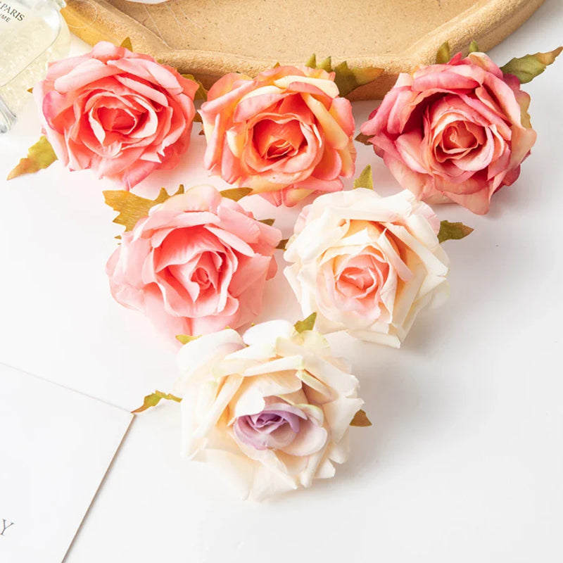 Afralia™ Silk Rose Arch Wedding Flowers 100Pcs: Home Decor, DIY Craft, Wreath, Scrapbooking