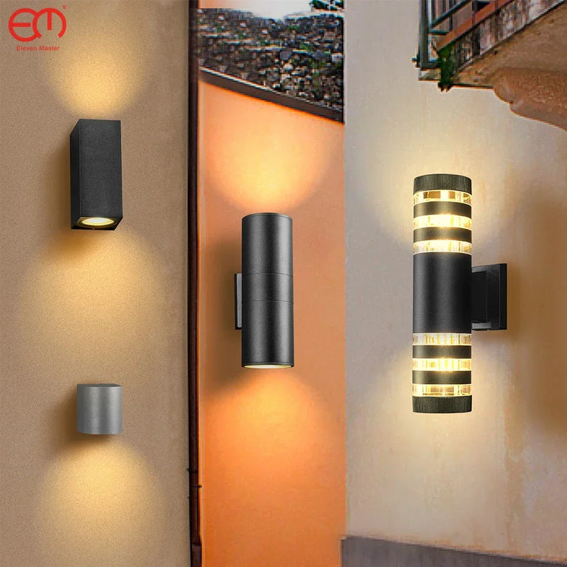 Afralia™ Outdoor LED Wall Sconce Light for Garden Decoration IP65 Waterproof 110V/220V