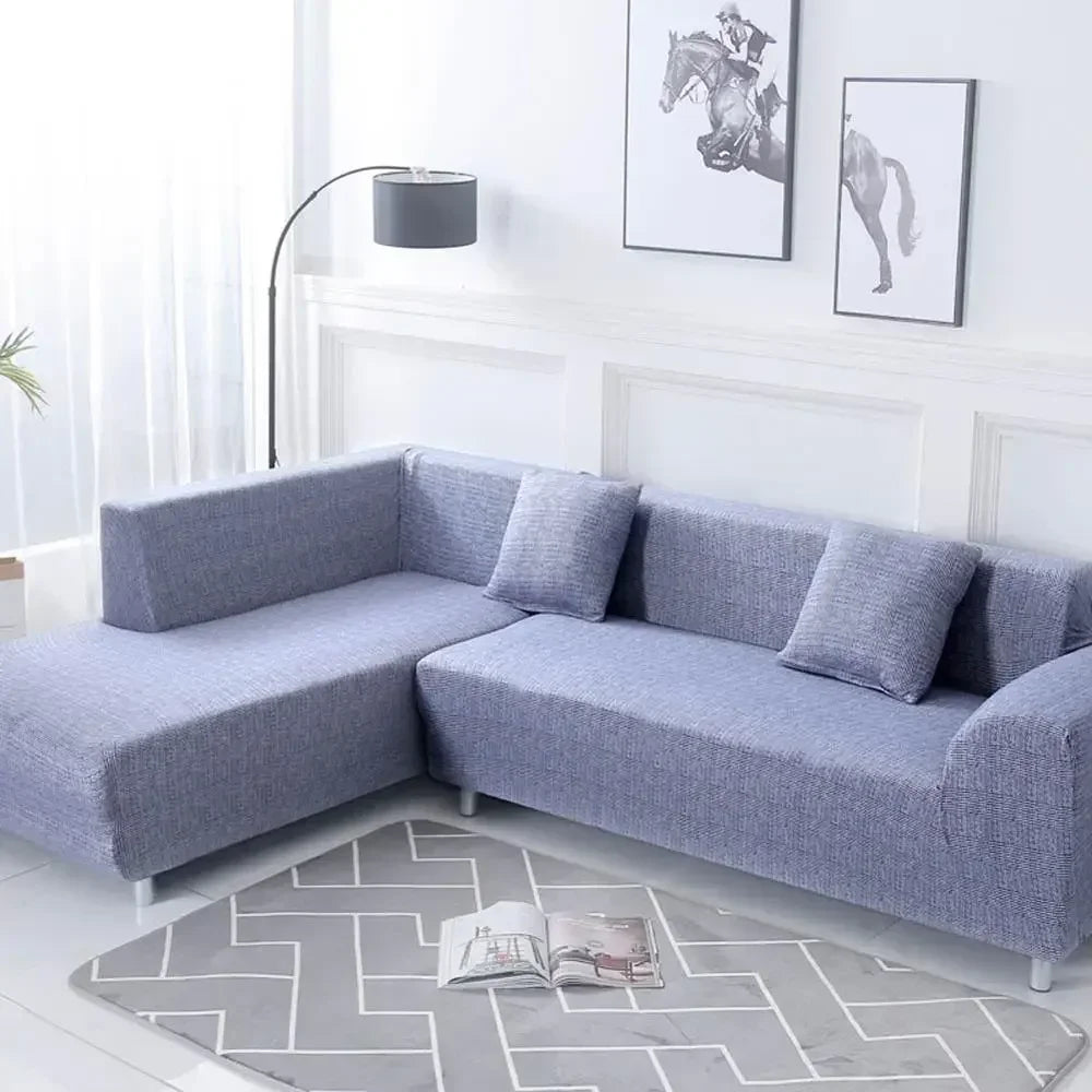 Afralia™ Geometric Stretch Sofa Cover Slipcover | Couch Protector | L Shape Sofa Cover