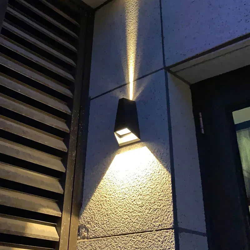 Afralia™ LED Wall Washer Lamp for Garden Balcony Staircase Villa Outdoor Lighting