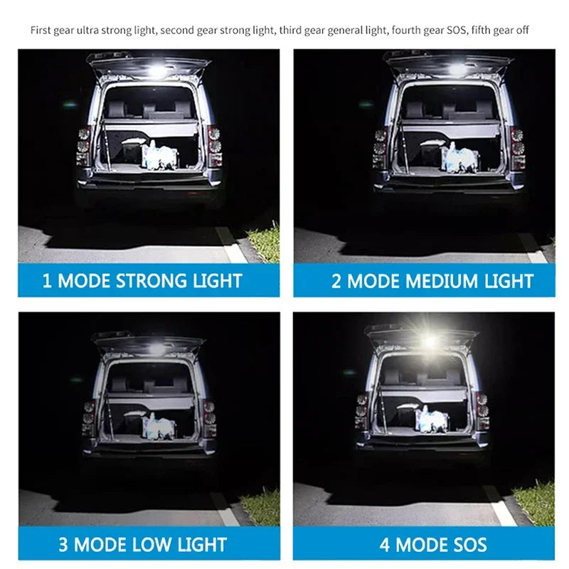 Afralia™ Portable Rechargeable Camping Lantern Night Flashlight