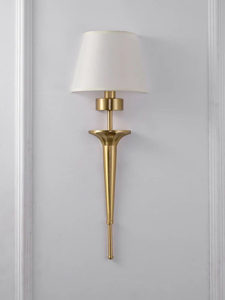 Afralia™ Copper Wall Lamp: Bedroom Living Room LED Light Classic Home Decor