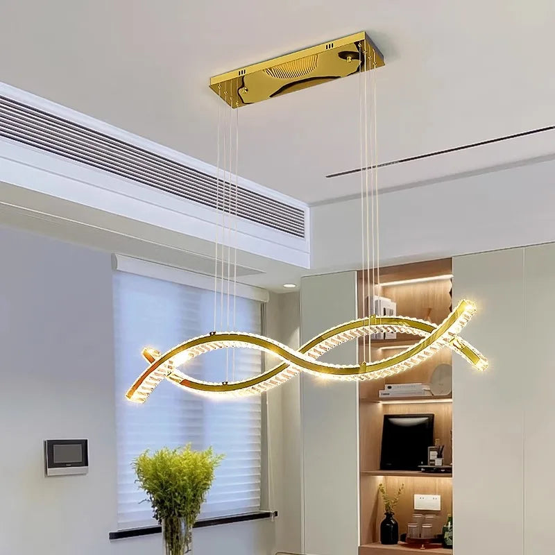 Afralia™ Modern Pendant Chandelier for Dining Room Ceiling Lighting