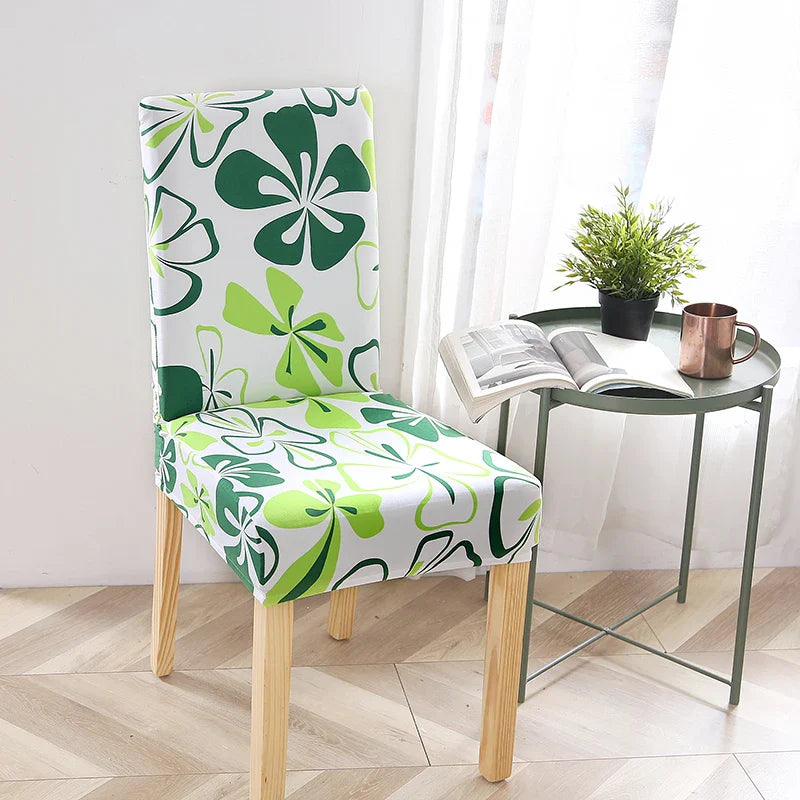 Afralia™ Stretch Print Chair Cover - Elastic Seat Slipcover
