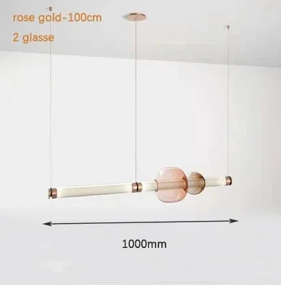 Afralia Luna Glass Chandelier: Postmodern Italian Design LED Lamp for Bedroom & Living Room