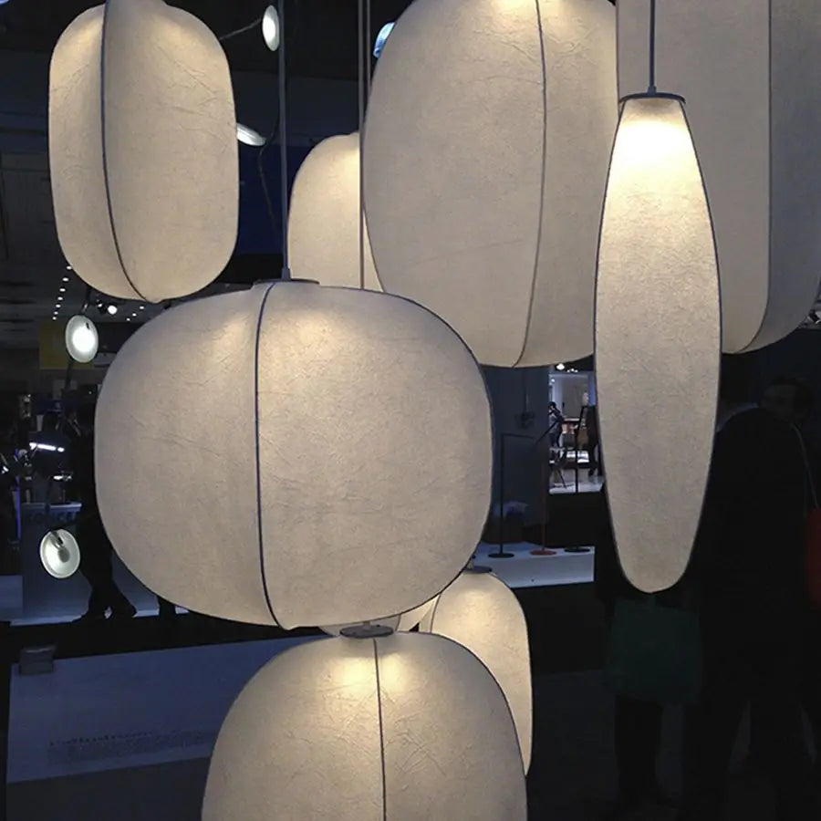 Afralia™ Silk Pendant Lights: Modern Wabi Sabi Design for Dining, Bedroom, Bar & Study