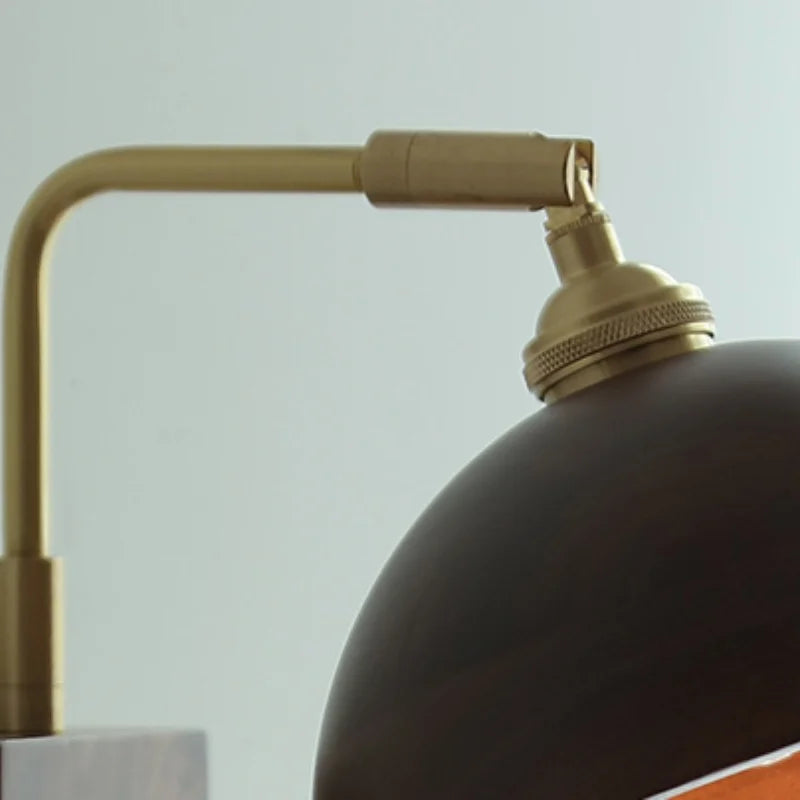 Afralia™ Vintage LED Wall Sconce Pull Chain Switch Rotatable Bedside Lamp Mirrror Light