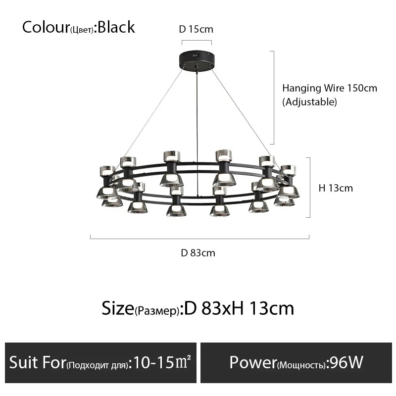 Afralia™ Copper Ring Pendant Lamp for Modern Luxury Living Room, Bedroom, Restaurant, Bar & Home Decor.