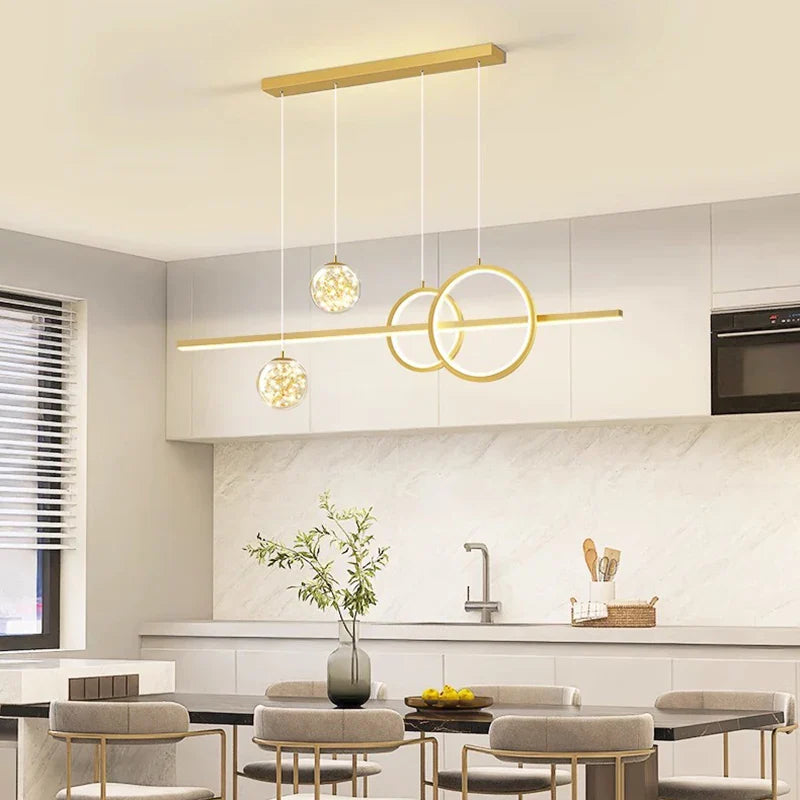 Afralia™ Modern Home Pendant Lights Indoor Chandelier Ceiling Lamp Hanging Light