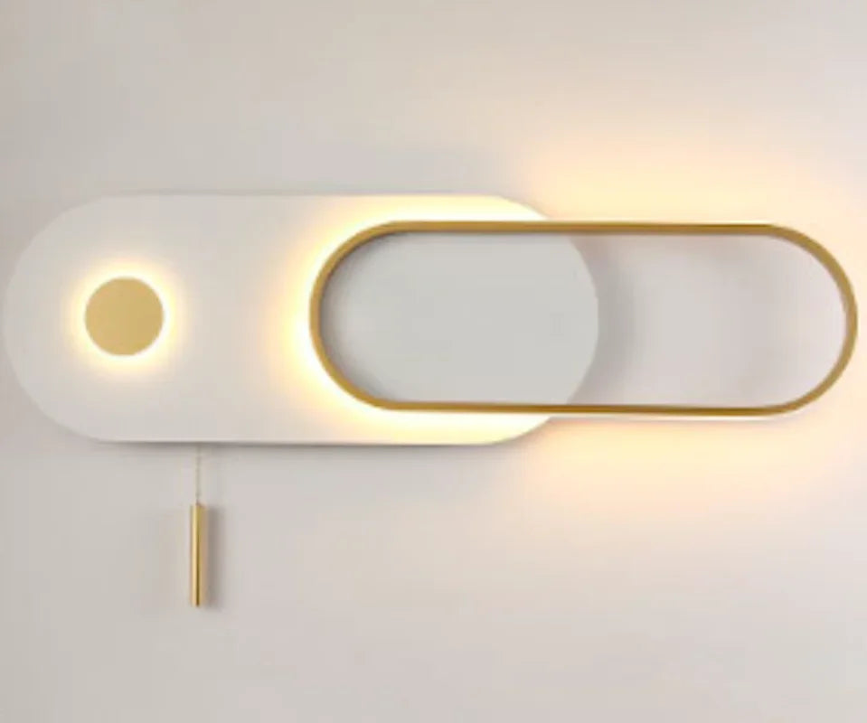 Afralia™ Modern Rocker Arm Wall Lamp for Bedroom Living Room Aisle, Danish Design