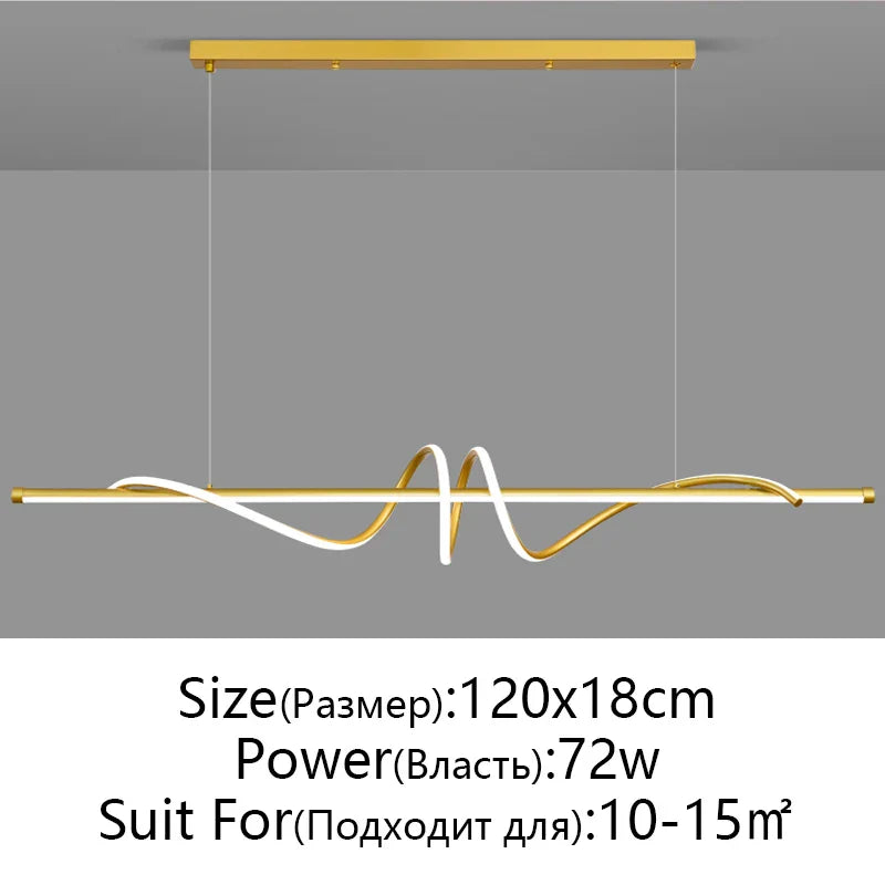 Afralia™ Minimalist LED Pendant Lights for Living Room Dining Kitchen Office Decor