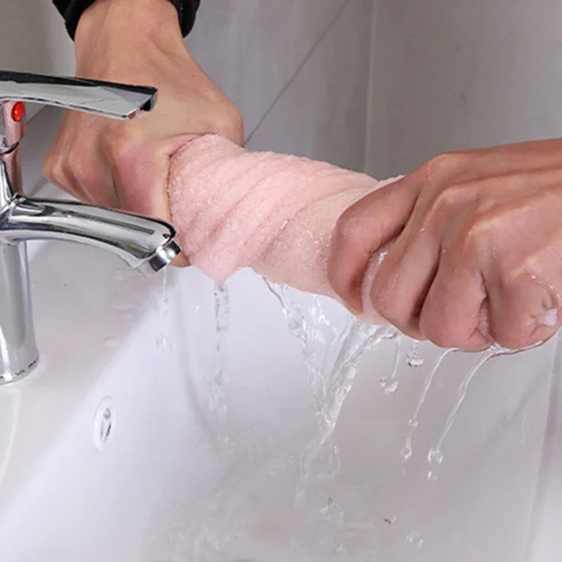 Afralia™ Princess Dress Style Hand Towel: Soft Microfiber Coral Fleece, Absorbent & Quick-Dry