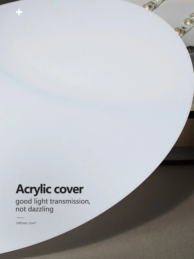 Afralia™ Sun Round Table Lamp: Modern Nordic Bedroom LED Ceiling Lighting