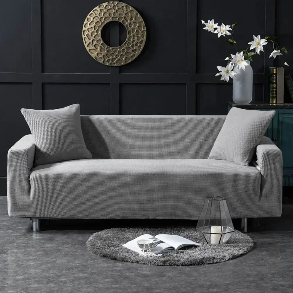 Afralia™ 3D Quilted Sofa Cover: Soft Cozy Stretch Spandex Couch Slipcover