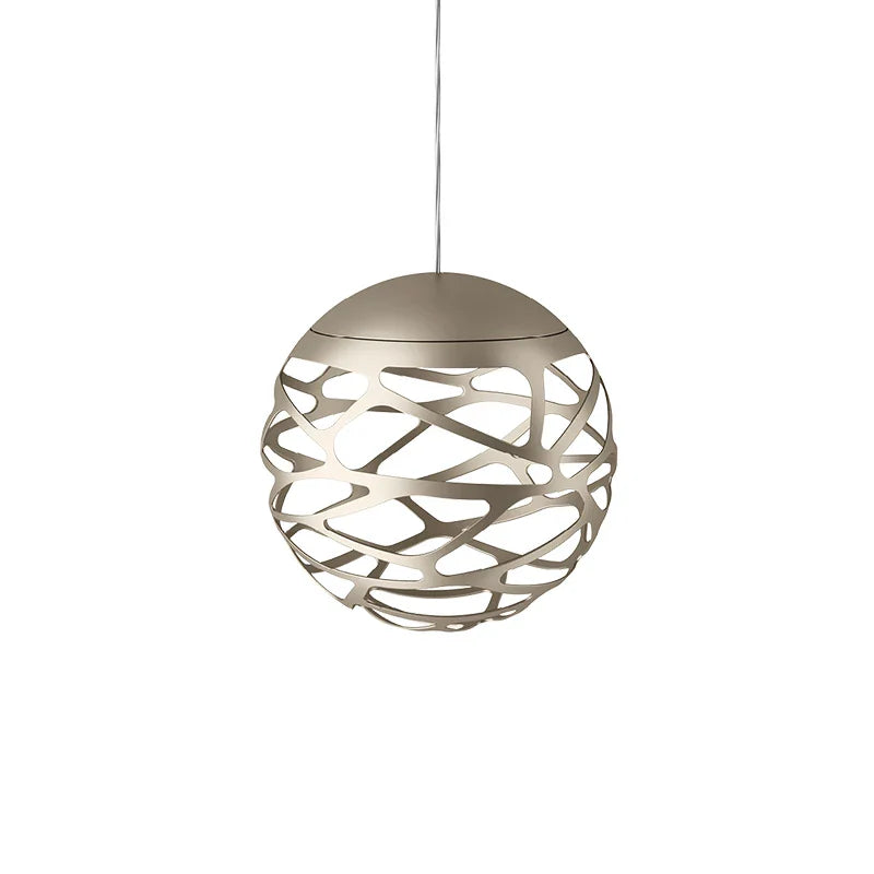 Afralia™ Modern Iron Ball Chandelier for Restaurant Living Room Bar Corridor Villa Project