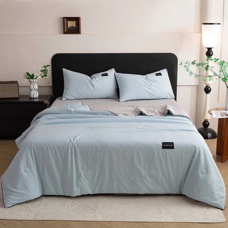 Afralia™ Ice Cream Cool Feel Light Summer Quilt - Skin-Friendly & Breathable