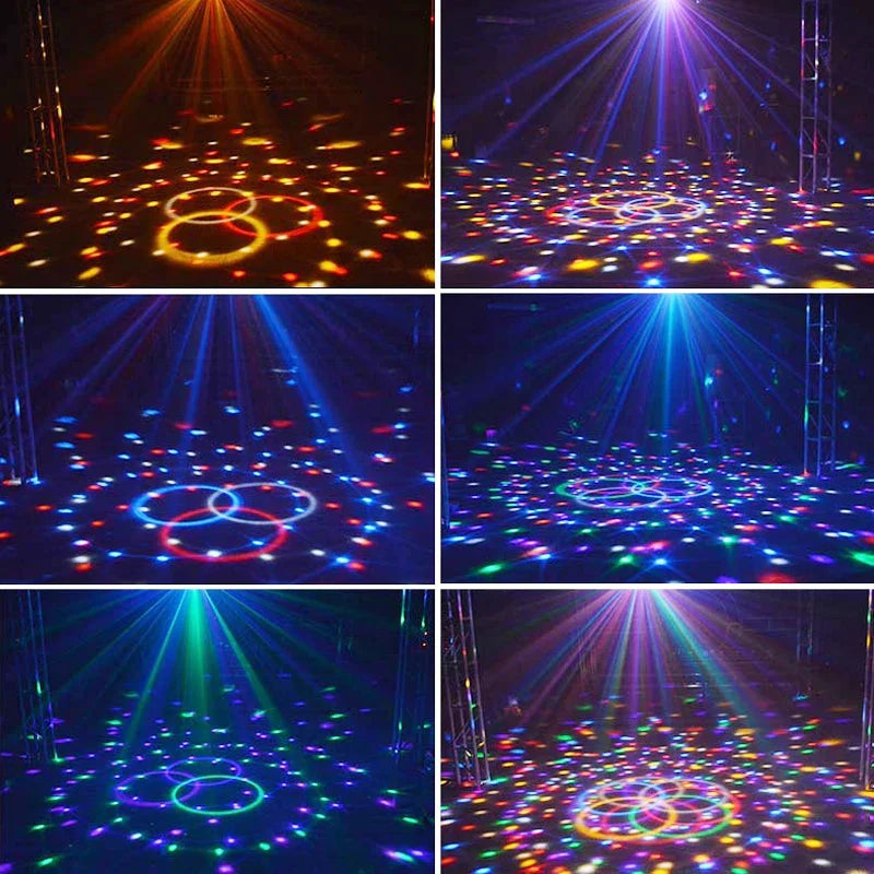 Afralia™ LED Disco Ball Stage Light With Remote Control