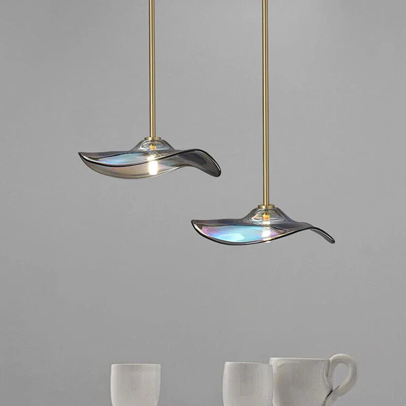 Afralia™ Glass Plated Pendant Lamp: Modern, Colorful Fixture for Home Decor & Lighting