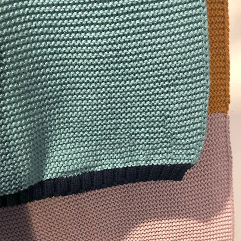 Afralia™ Knitted Chenille Blanket for Bed Sofa - Soft & Chic Home Decoration