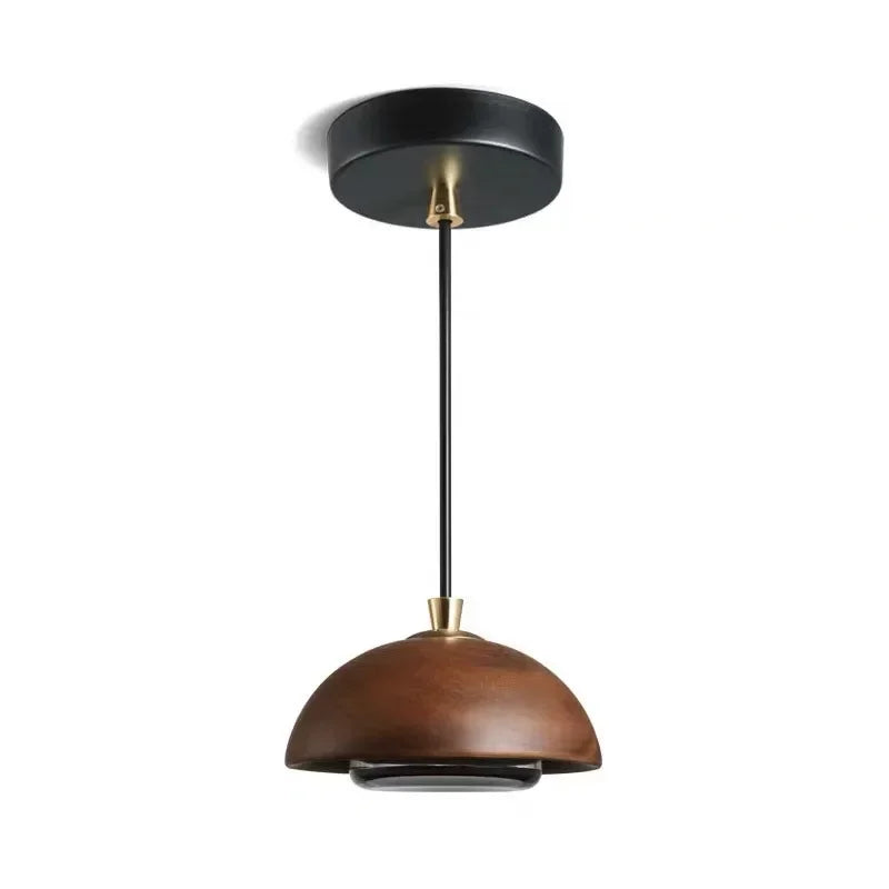 Afralia™ Nordic Wood LED Pendant - Modern Kitchen Island Hanging Light for Home & Cafe