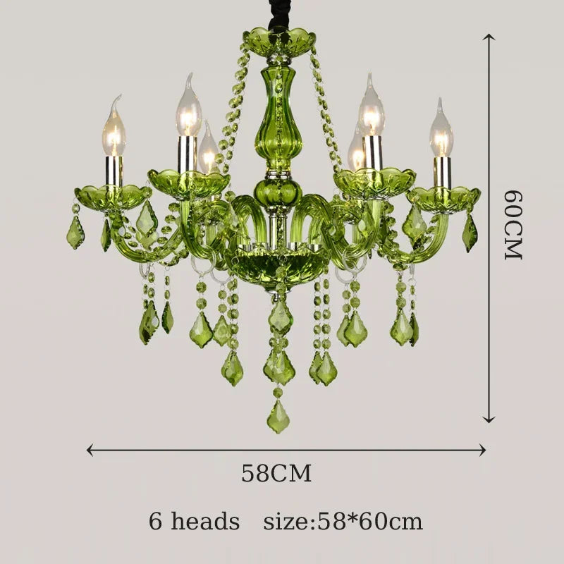 Afralia™ Pink Crystal Chandelier Pendant Lights for Dining Table, Bedroom, Living Room & More