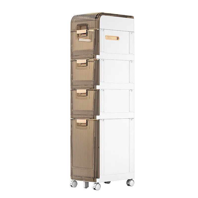 Afralia™ Crevice Storage Rack Multi-Layer Drawer Organizer for Bathroom, Kitchen, and Car