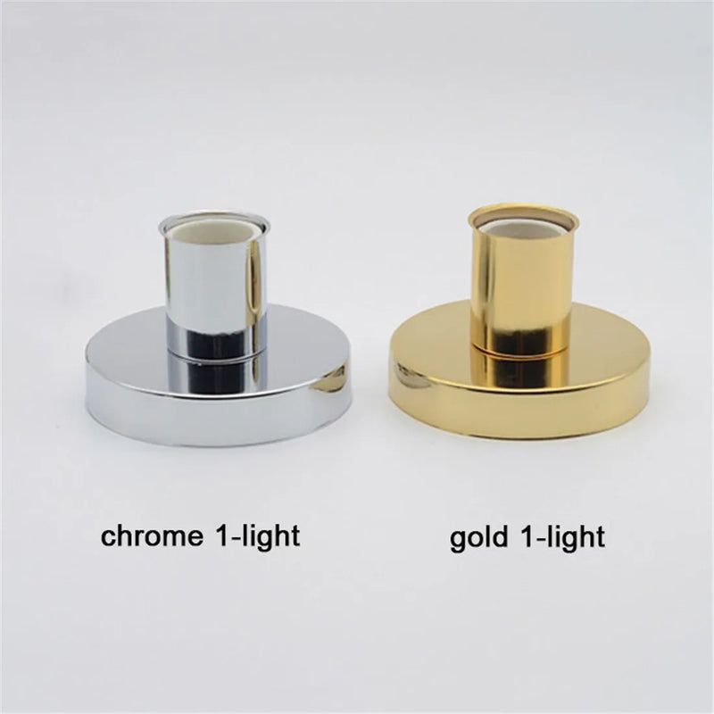 Afralia™ Minimalist Ceramic E27 Ceiling Lights in Gold/Chrome/White/Black, 3-8 Heads Lighting Fixture