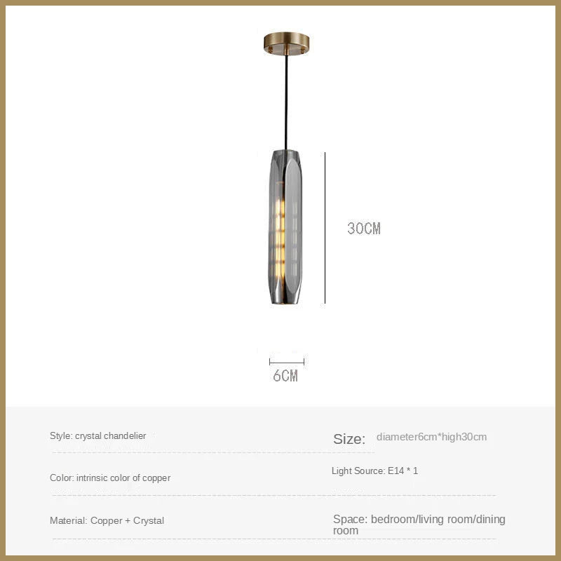 Afralia™ Crystal LED Pendant Lights for Home Decor Lighting