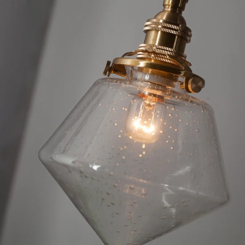 Afralia™ Bubble Glass LED Hanging Light Minimalism Pendant Lamps