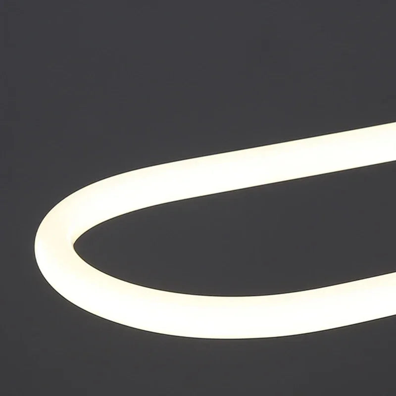 Afralia™ Nordic Modern Copper Chandelier LED Dining Room Pendant Lamp