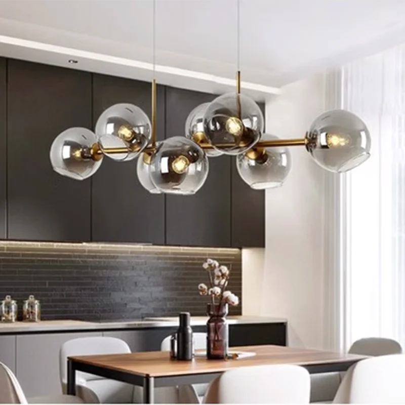 Afralia™ LED Pendant Light Chandeliers for Modern Living and Dining Room Decoration