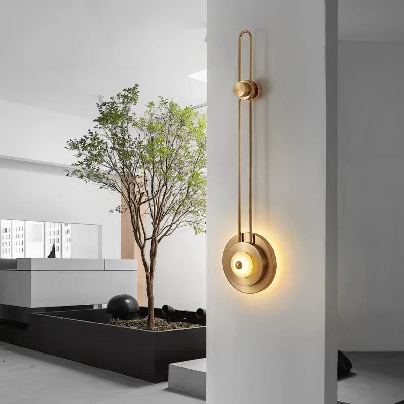 Afralia™ Marble Wall Lamp: Nordic Minimalist Luxury Sconce for Living Room, Bedroom, Aisle.