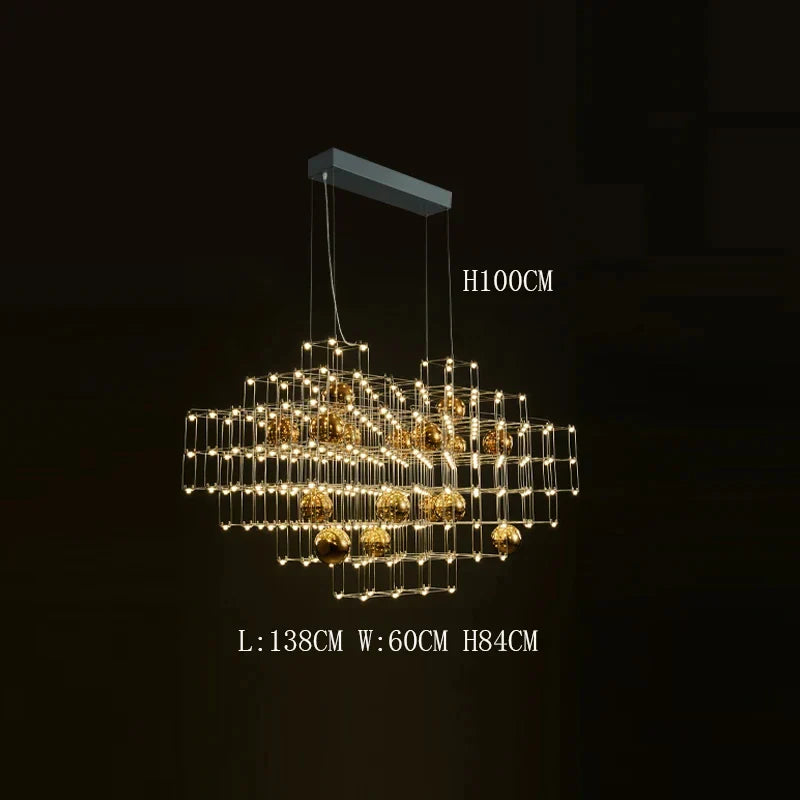 Afralia™ Dining Room Chandelier Pendant Light - Indoor Ceiling Lamp for Living Room