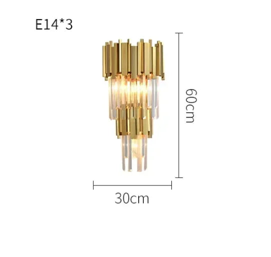Afralia™ Golden Crystal Ceiling Light for Modern Living Room and Dining Room