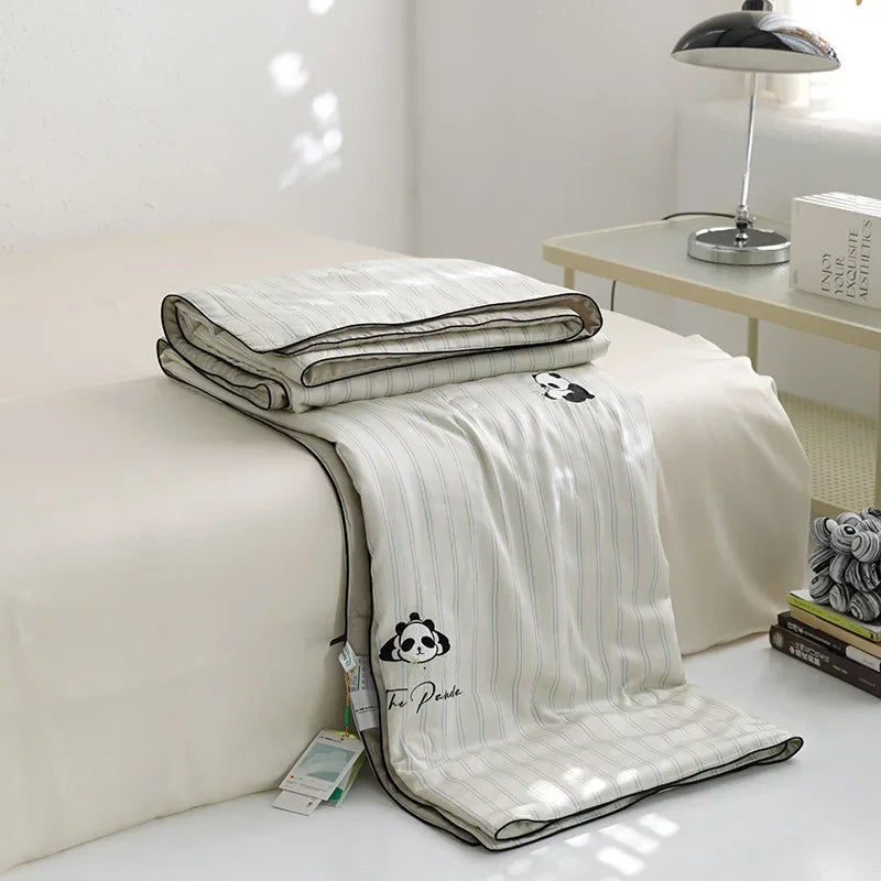 Afralia™ Summer Quilt Set with Sheets & Pillowcases, Breathable Cotton Blend, Machine Washable